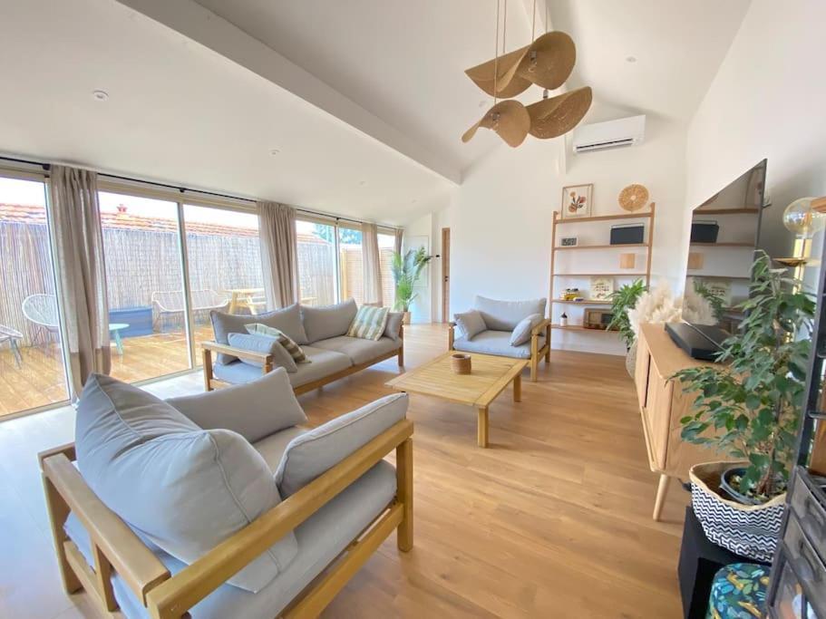 Villa Genets - 3 Parentales Avec Terrasse Et Piscine - Proche Gujan-Mestras